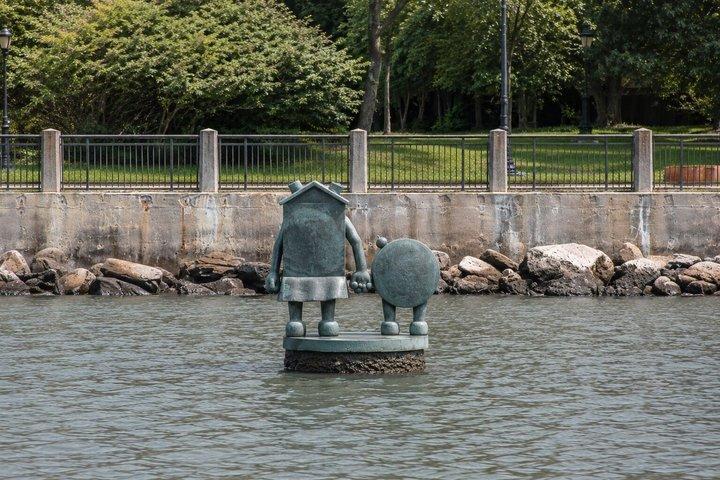 額縁なしのシティ ニューヨークウォーターフロントアートツアー