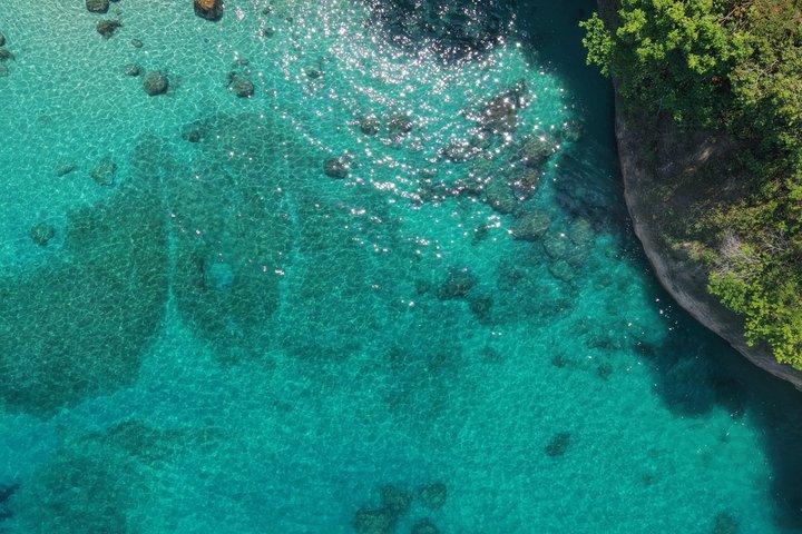シュノーケリングとロス・アルコス保護区への壮大なボートツアー