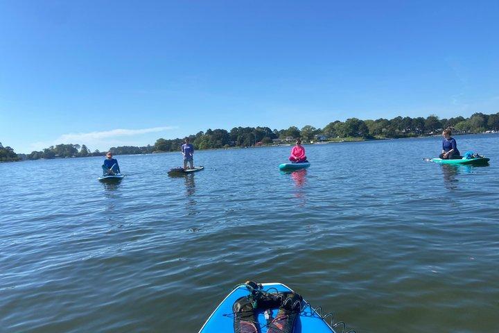 Sunset SUP Yoga Class in Virginia Beach