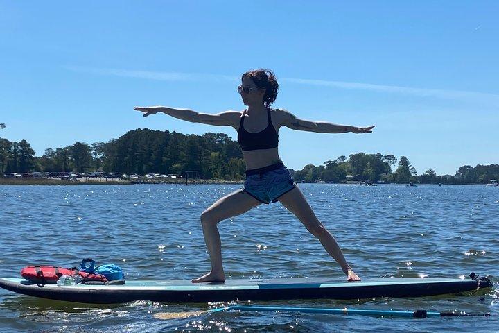 Sunset SUP Yoga Class in Virginia Beach