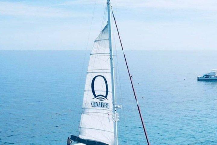 プーケットヨットパーティーコーラルラチャ諸島と夕日を眺める