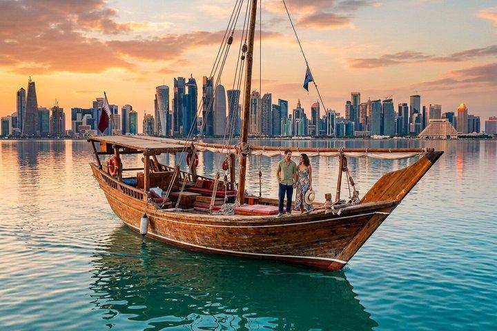 Doha Stadsrondvaart & Dhow Cruise: Souq Waqif, Katara & The Pearl