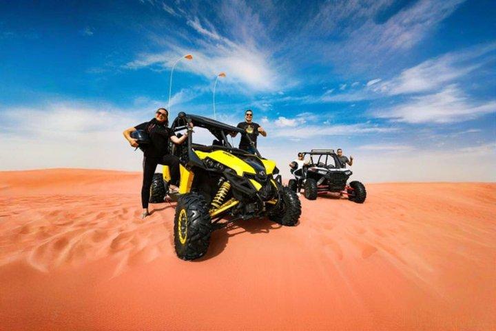 VIP-ökensafari Dubai, kamelridning, BBQ-middagsshows