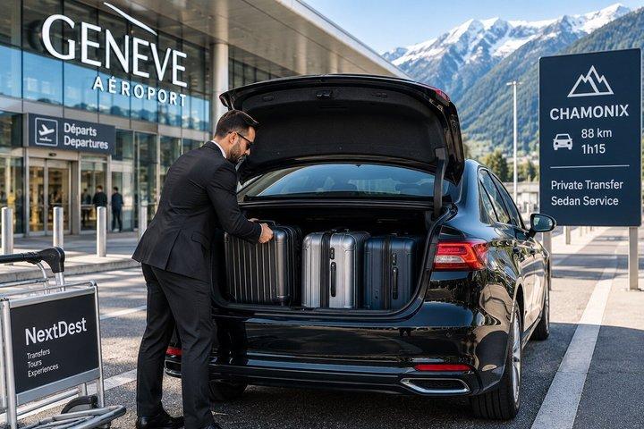 Privater Sedantransfer vom Flughafen Genf nach Chamonix