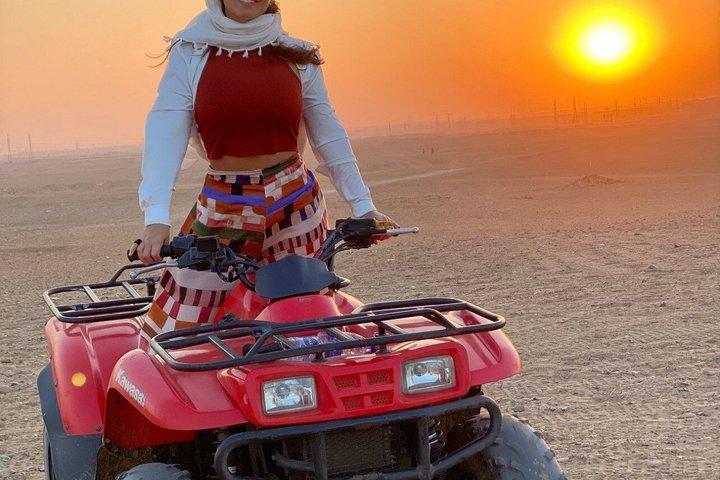 Giza Pyramids Sphinx , ATV, camel ride Plus Nile Dinner Cruise