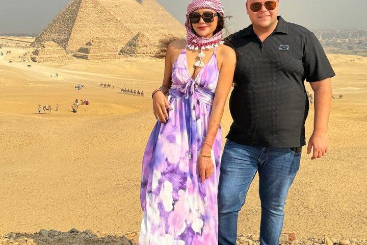 Giza Pyramids Sphinx , ATV, camel ride Plus Nile Dinner Cruise