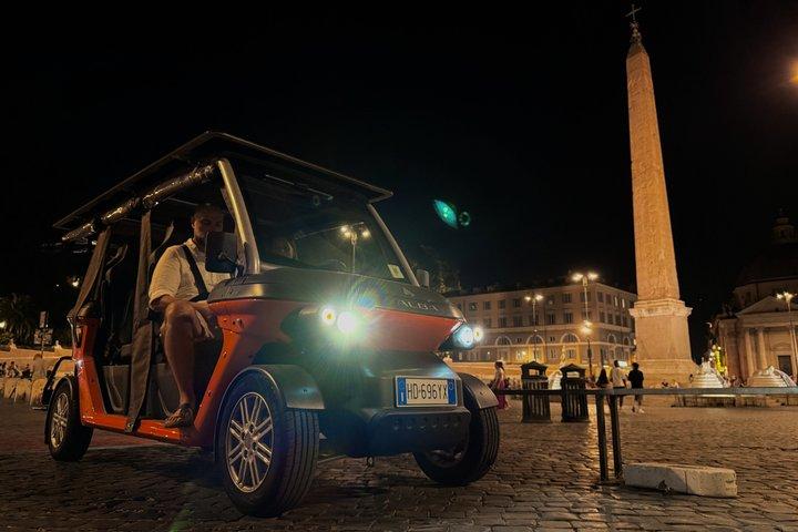 Rome Golf Cart Tour with Drink