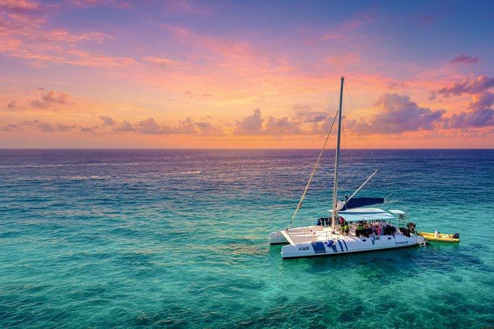 Aruba Catamaran Snorkel Sail: Appetizers, Slide, Swing & Open Bar