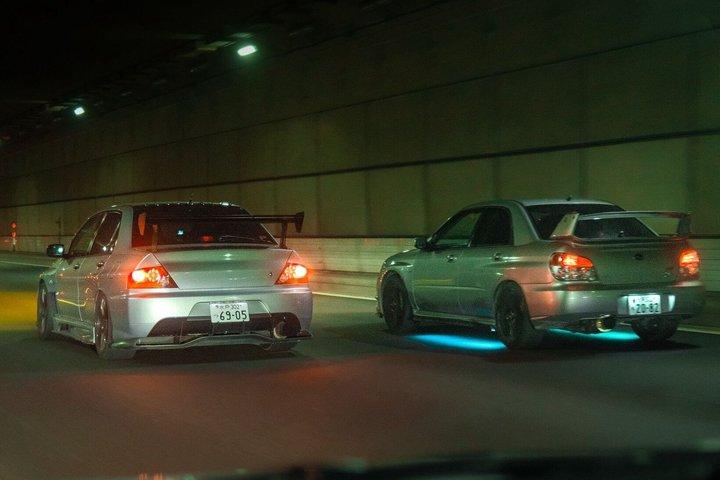 東京:ファスト&フォーリーズ 大黒JDMナイトツアー - EVO、WRXなど