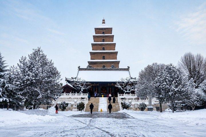 西安の三つのアイコン：テラコッタ軍団、塔、唐の夜