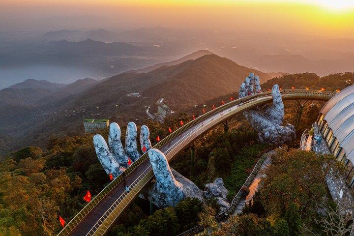 Da Nang : Golden Bridge , My Son Sanctuary & Marble Mountain