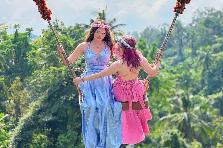 バリ島ATVツアー、棚田、ウブドスイング、ラグーンオールインクルーシブ