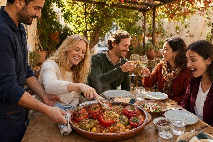 アテネのベジタリアンフードウォーキングツアーと試食