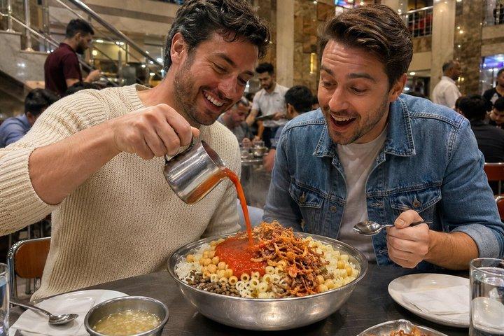 カイロ秋のベジタリアン・ダウンタウン屋台ストリートフードウォーク