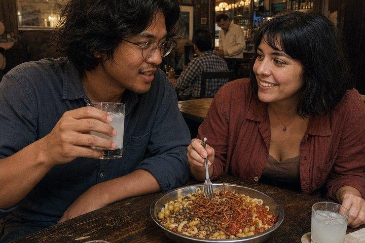 カイロ秋ダウンタウンフード＆バー巡り（ドリンク付き）