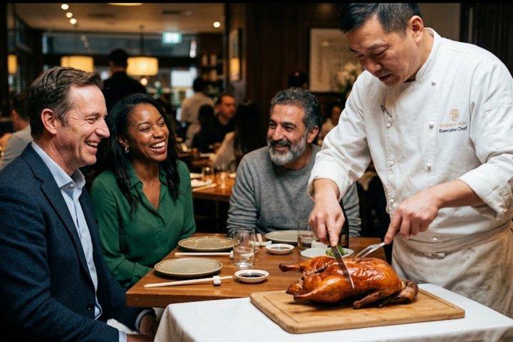 Cena di 3 portate di lusso Philippe Chow NYC e autista privato