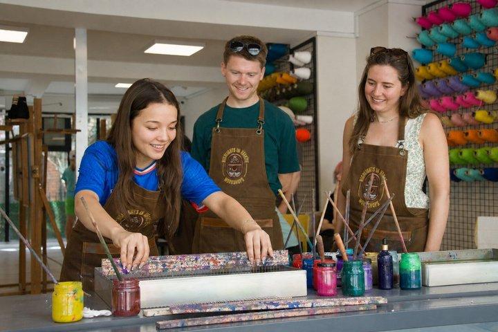 Traditional Turkish Ebru Art Workshop in Antalya