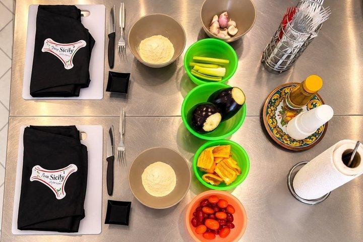 ランチまたはディナー付きのカターニアでの料理教室