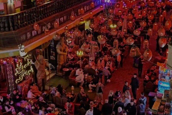 Passeio noturno privado do Cairo com jantar