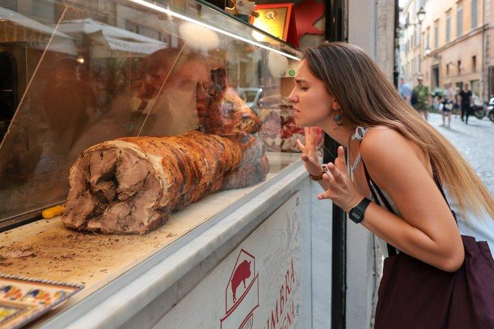 ローマ究極の料理ツアートラステヴェレ・ティベル島＆カンポ・デ・フィオーリ