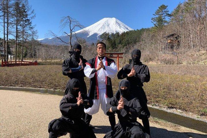 富士山、忍者村、大石公園、忠霊塔日帰りツアー