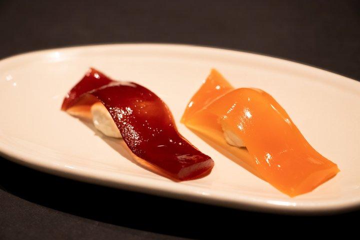 浅草の飲み放題のお酒とマグロ・サーモンの寿司おまかせ