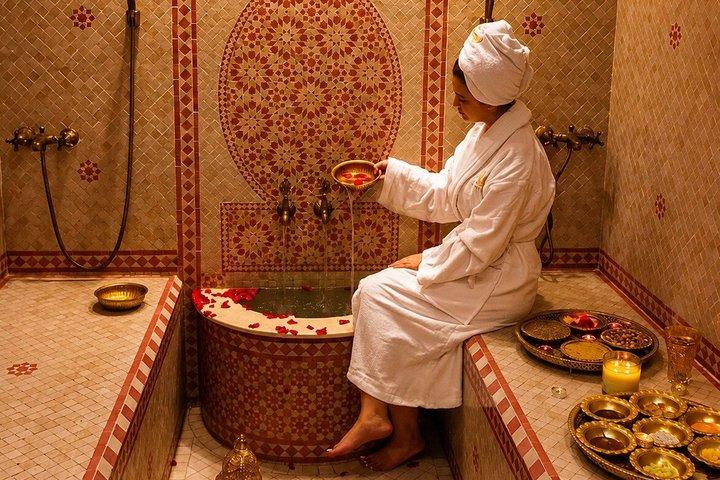 Moroccan Hammam and Full Massage with Private Pickup in Marrakech