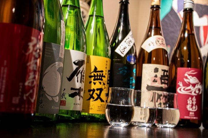 浅草の飲み放題のお酒とマグロ・サーモンの寿司おまかせ
