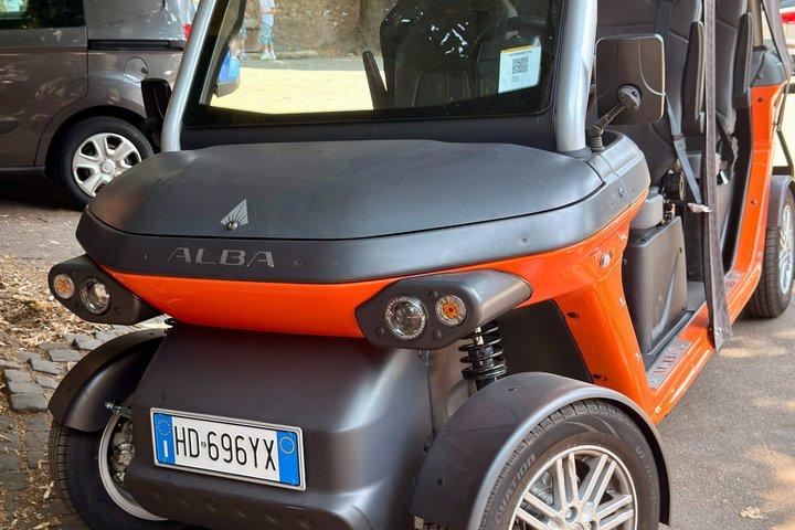 Rome Golf Cart Tour with Drink