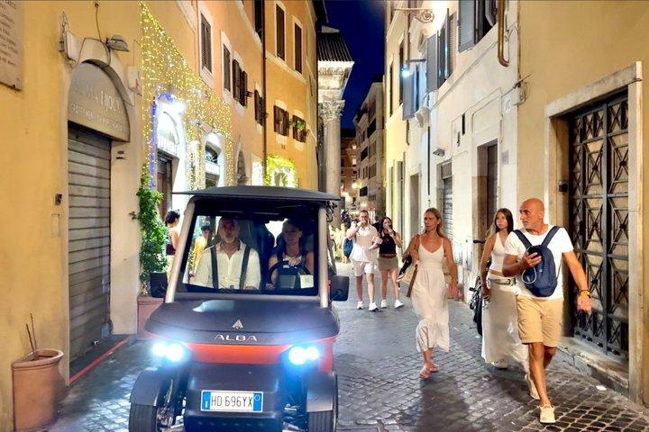 Rome Golf Cart Tour with Drink