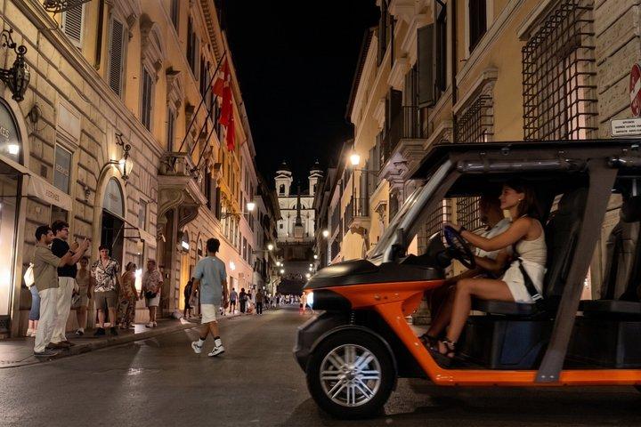 Rome Golf Cart Tour with Drink