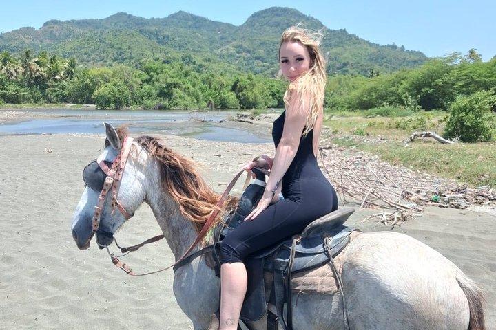 プエルトプラタでのビーチと田園地帯の乗馬アドベンチャー