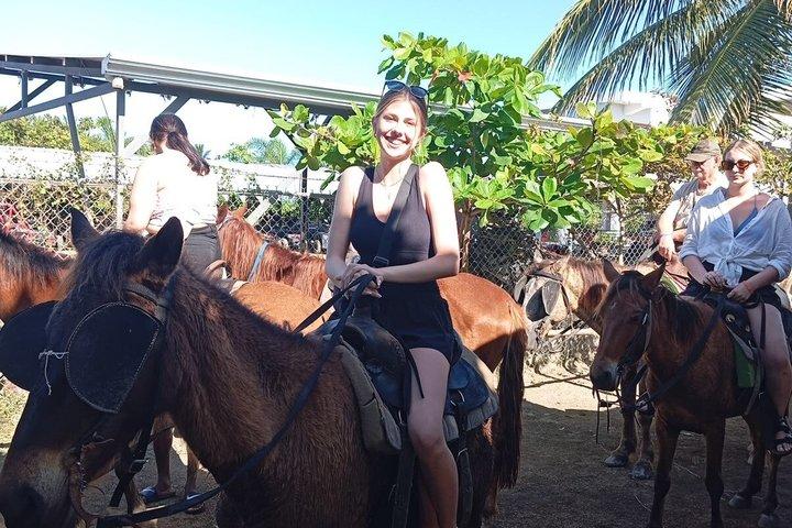 プエルトプラタでのビーチと田園地帯の乗馬アドベンチャー