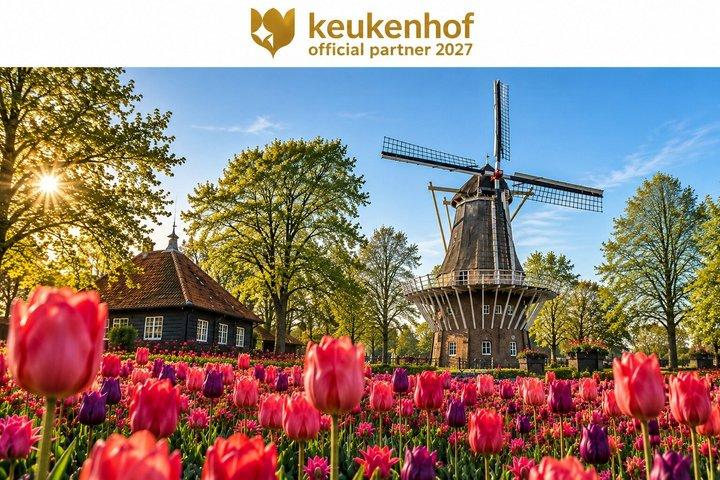 Amsterdam : Keukenhof Ein- und Shuttlebus mit flexibler Rückfahrt