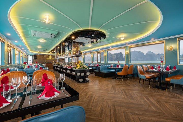 ハノイからハロン湾：ラグジュアリー5-スタークルーズ、ビュッフェランチ、カヤック