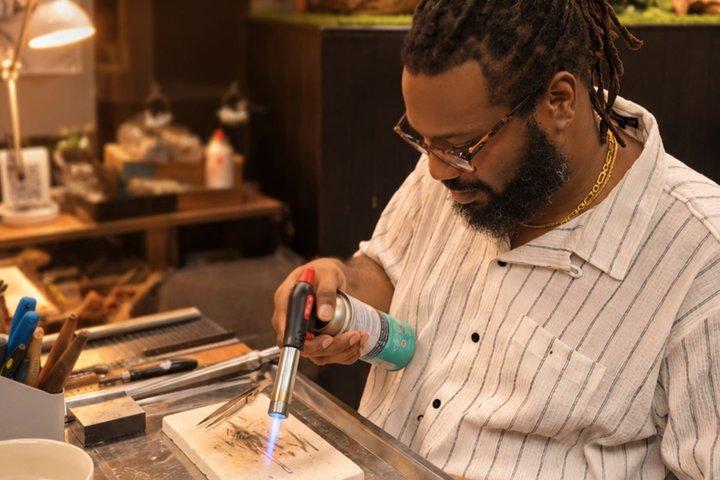 チェンマイでシルバージュエリー作り教室