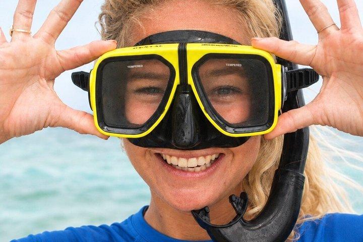 アルバでシュノーケリング付きアルスンカタマランセイル