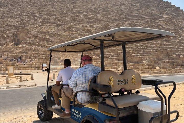 Giza Pyramids VIP Express Tour with Private Golf Cart