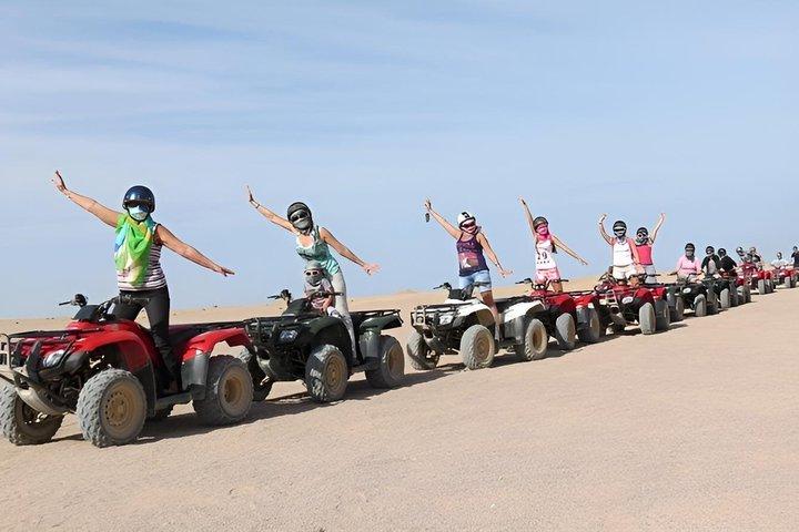 Hurghada Quad Bike Safari with Camel Ride and BBQ Dinner