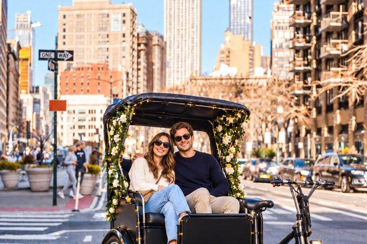 Privat 4-timers Manhattan Highlights Pedicab Tur med Fotostop