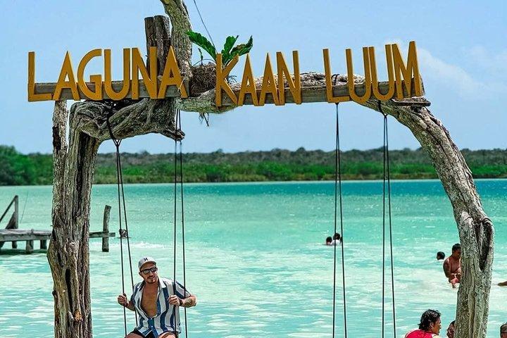 Explore 3 Cenotes & Kaan Luum Lagoon from Cancun
