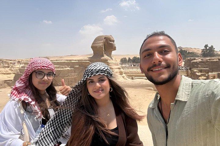Giza Pyramids,Sphinx,free Camel,Inside Pyramid,Grand museum&lunch