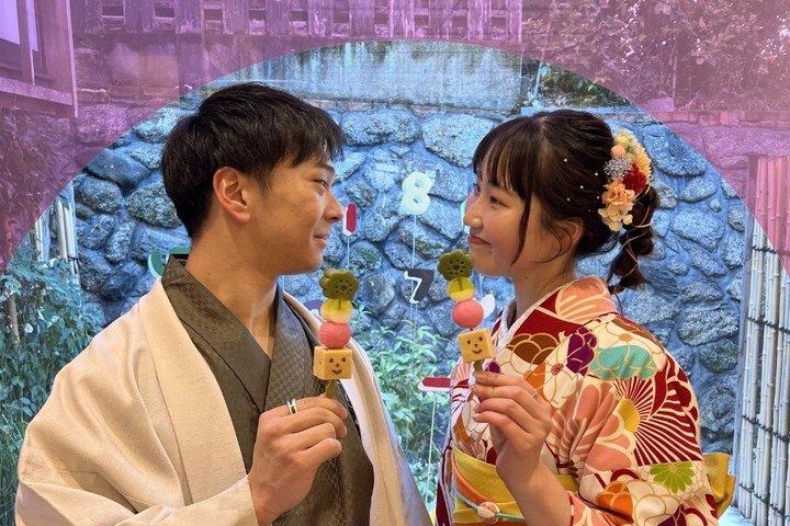 京都着物カップルプラン 着物レンタル 1830年創業のパイオニア