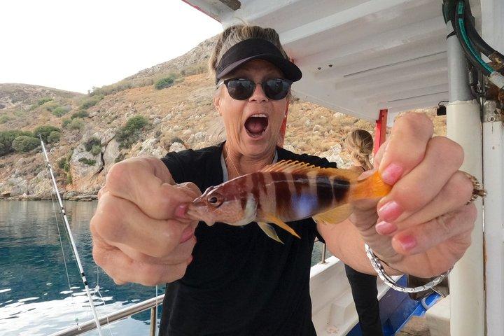 Chania Sunset Rod Fishing Experience