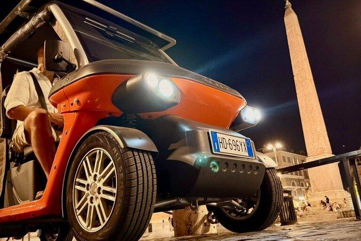 Rome Private Golf Cart Tour with Drinks (accessible Rome)