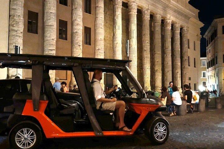 Rome Golf Cart Tour with Drink