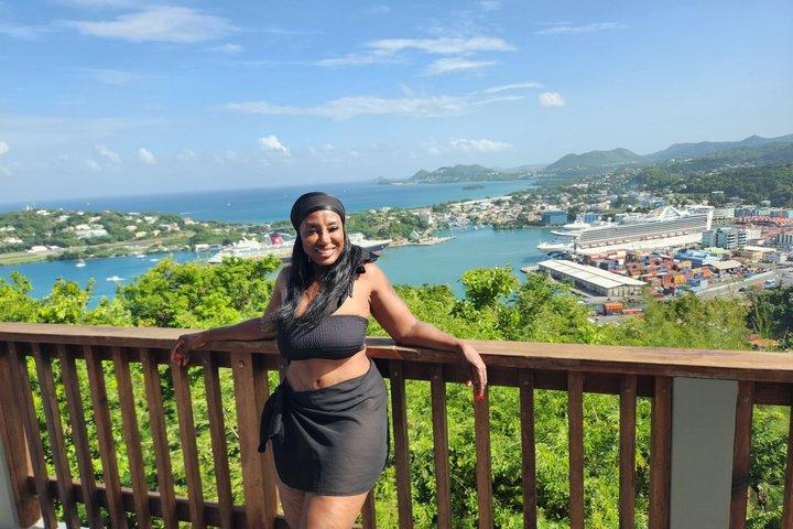 Private St Lucia Cruise Ship Excursion - Mud Bath & Waterfall
