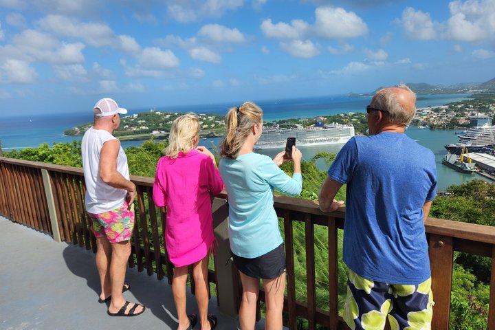 Private St Lucia Cruise Ship Excursion - Mud Bath & Waterfall