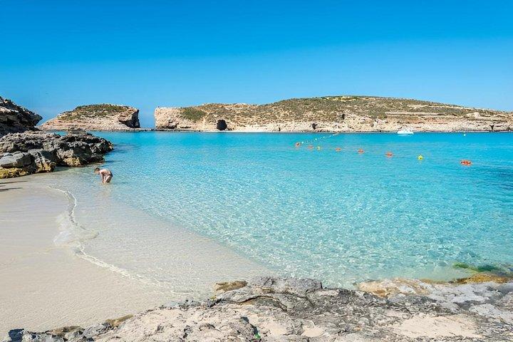 Private Blue Lagoon and Comino with Gozo Boat Tour from Malta