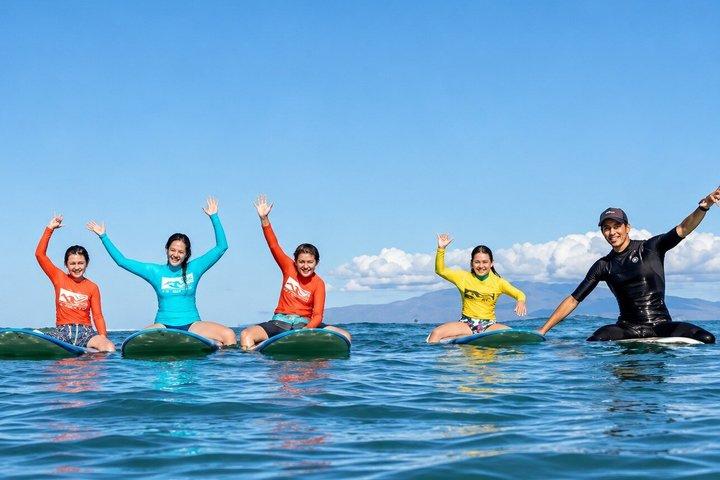 Cours de surf privé pour groupes de 7 personnes ou plus